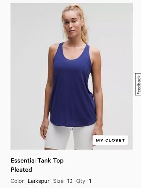 lululemon athletica Larkspur Scoop Tank